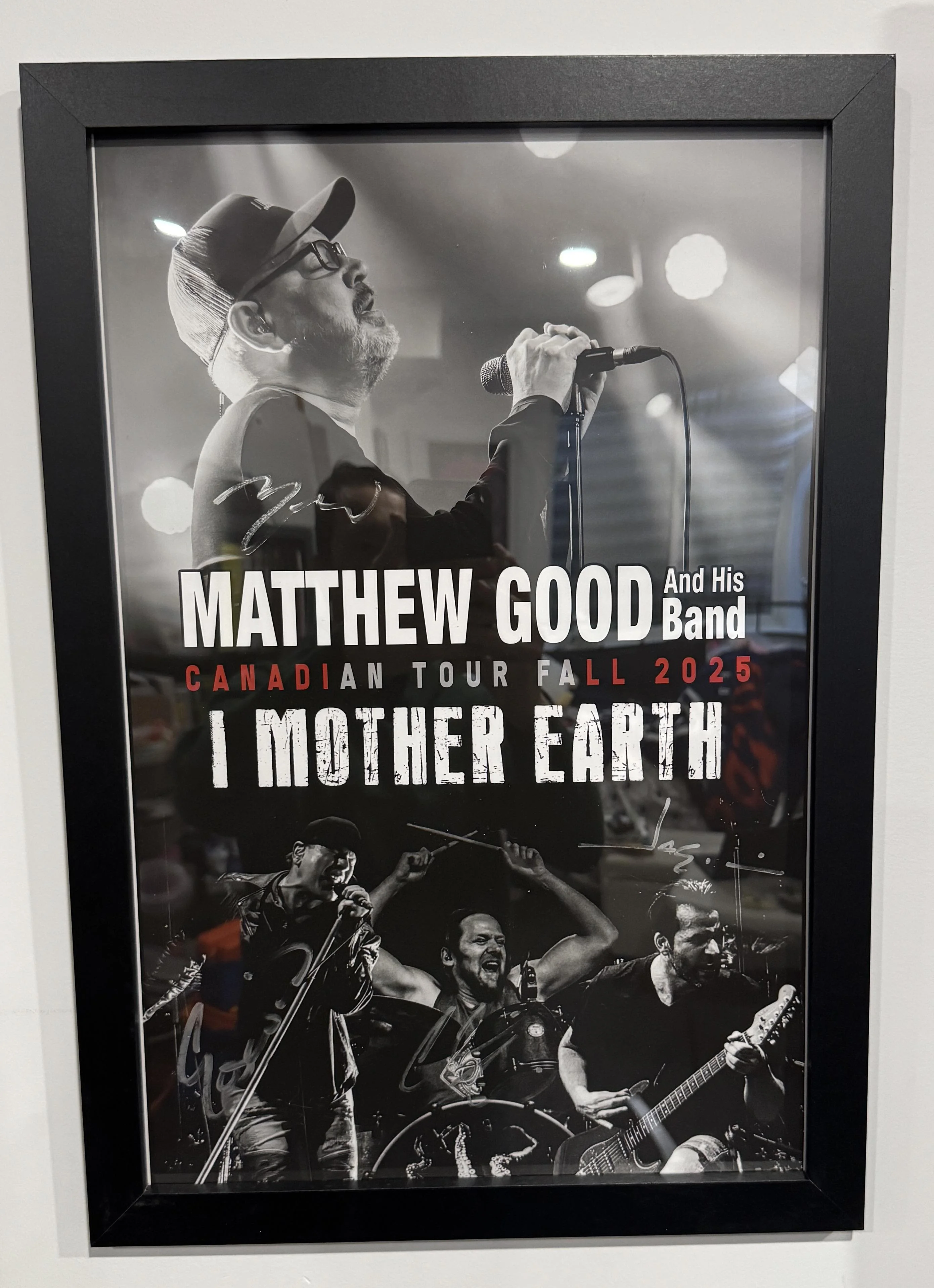 Matthew Good 2026 concert poster